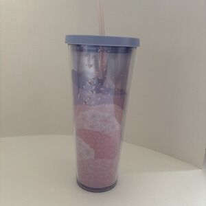 Starbucks‎ Korea 2020 Purple Floating Blossom Tumbler Cold Cup 24oz US Seller